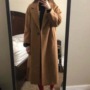 New ZARA wool blend oversized coat